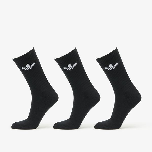 adidas Originals adidas Trefoil Cushion Crew Socks 3-Pack Black XS