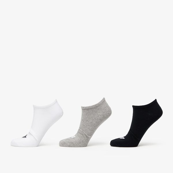 adidas Originals adidas Trefoil Liner Socks 3-Pack White/ Black/ Mgreyh 39-42