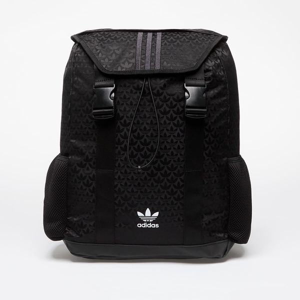 adidas Originals adidas Trefoil Monogram Jacquard Backpack Black