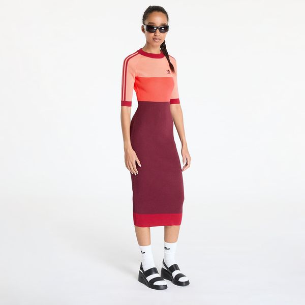 adidas Originals adidas x KSENIASCHNAIDER Knitted Dress Coral Fusion/ Bright Red/ Shadow Red XS