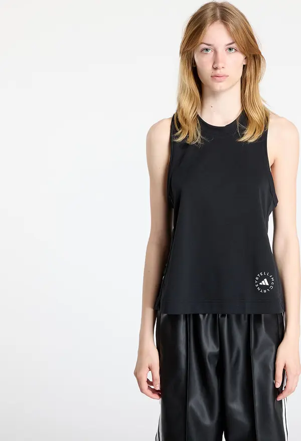adidas Originals adidas x Stella McCartney Logo Tank Top Black S