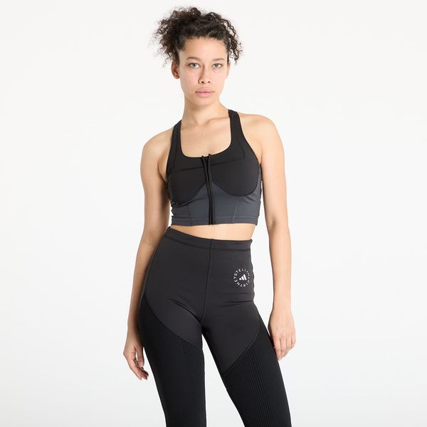 adidas Performance adidas x Stella Mccartney Two-Tone Zipped Crop Black/ Black/ Carbon XS