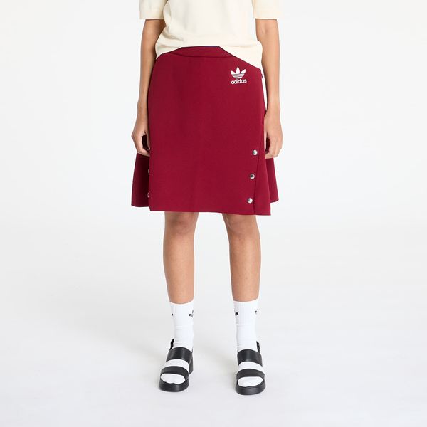 adidas Originals adidas x Wales Bonner Knit Skirt Core Burgundy XS