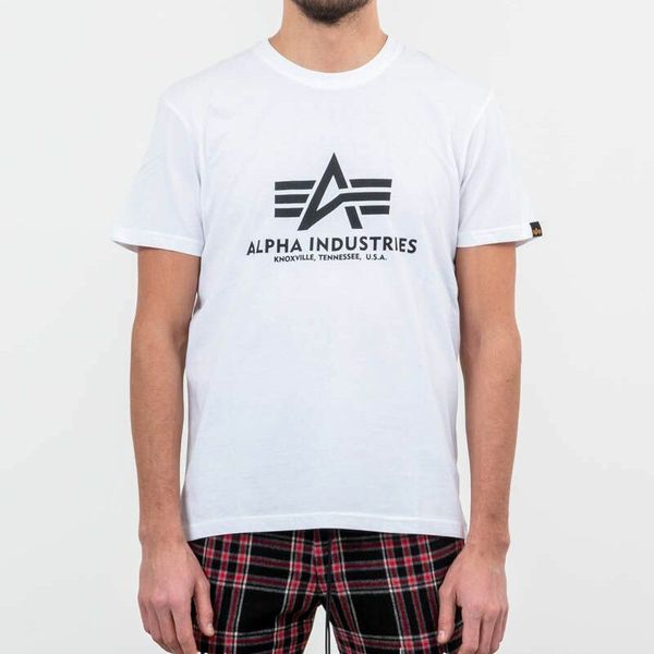 Alpha Industries Inc. Alpha Industries Basic Logo Tee White