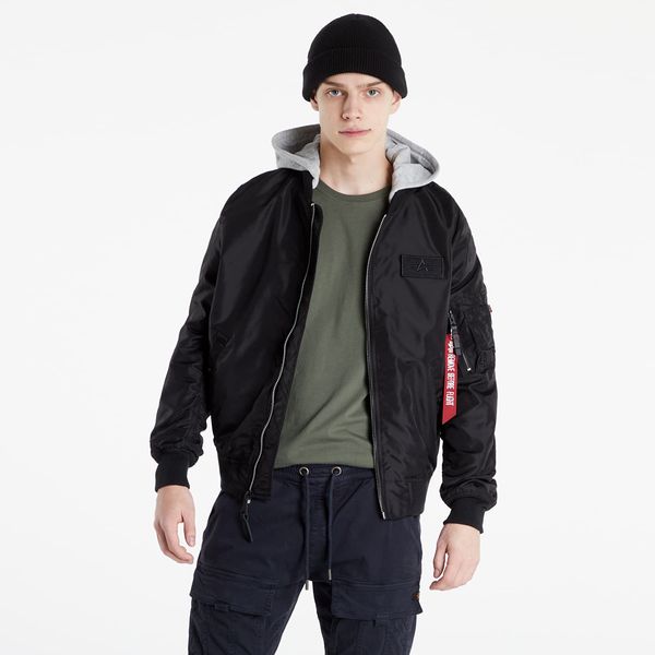 Alpha Industries Inc. Alpha Industries MA-1 TT Hood BP Reflective Jacket Black