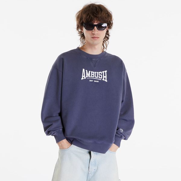 Ambush Ambush Graphic Crewneck Sweatshirt UNISEX Insignia Blue/ Blanc De Blanc