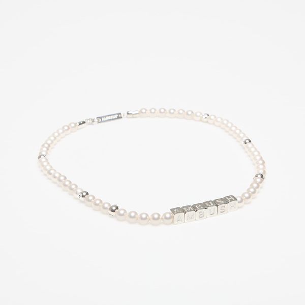 Ambush Ambush Pearl Letterblock Necklace Silver