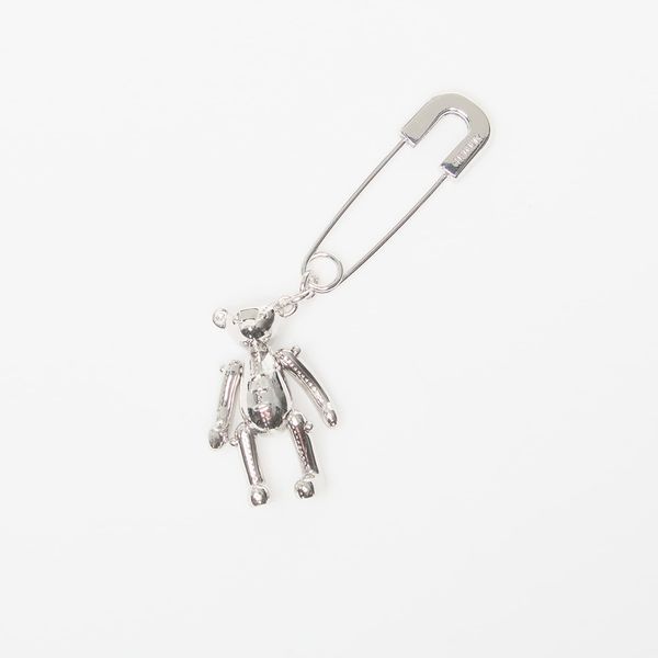 Ambush Ambush Teddy Bear Charm Earring Silver