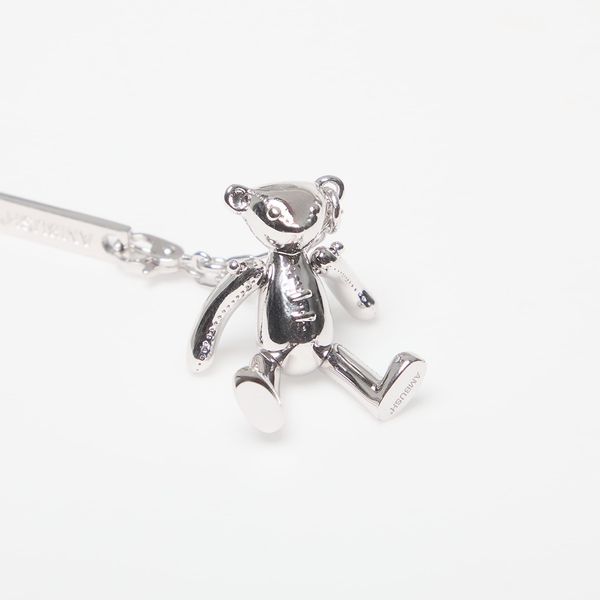 Ambush Ambush Teddy Bear Charm Necklace Silver