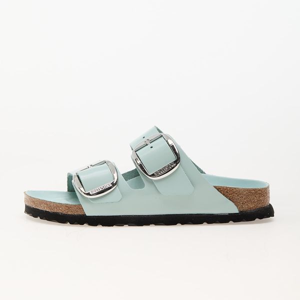 Birkenstock Birkenstock Arizona Big Buckle Natural Leather Patent High-Shine Surf Green