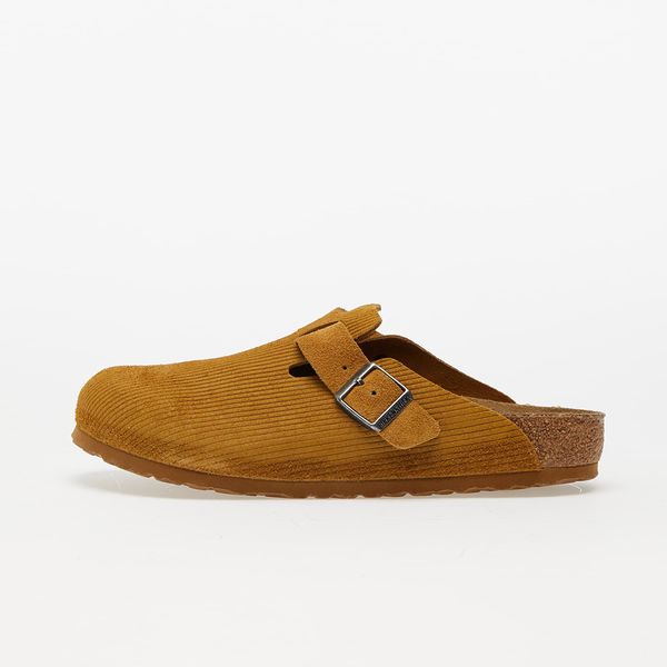 Birkenstock Birkenstock Boston Suede Embossed Corduroy Cork Brown