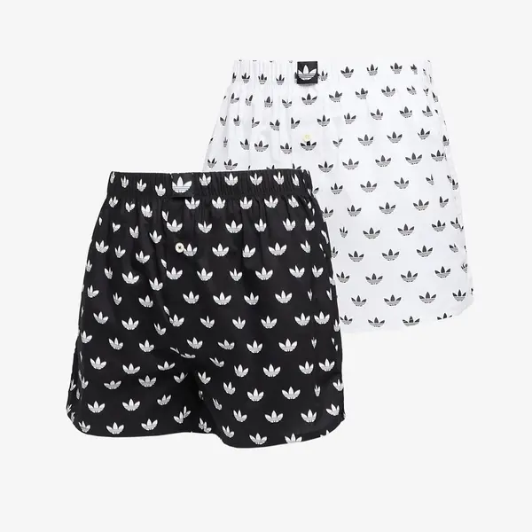 adidas Originals Bokserice adidas Woven Boxer 2-Pack Black/ White L
