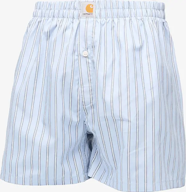 Carhartt WIP Bokserice Carhartt WIP Cotton Boxer Grimsby Stripe/ Blue Fog XL