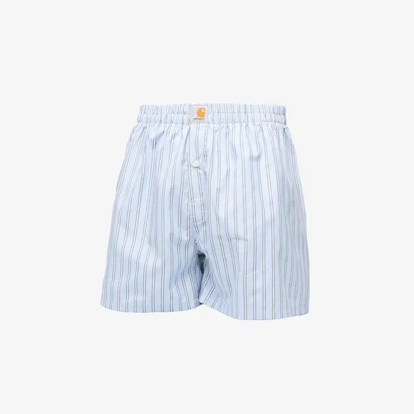 Carhartt WIP Bokserice Carhartt WIP Cotton Boxer Grimsby Stripe/ Blue Fog XS