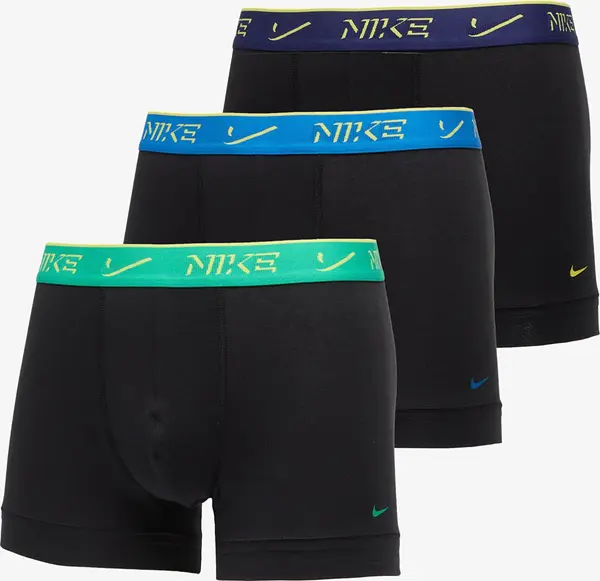 Nike Bokserice Nike Trunk 3-Pack Black XL