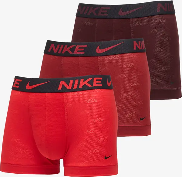 Nike Bokserice Nike Trunk 3-Pack Red XL