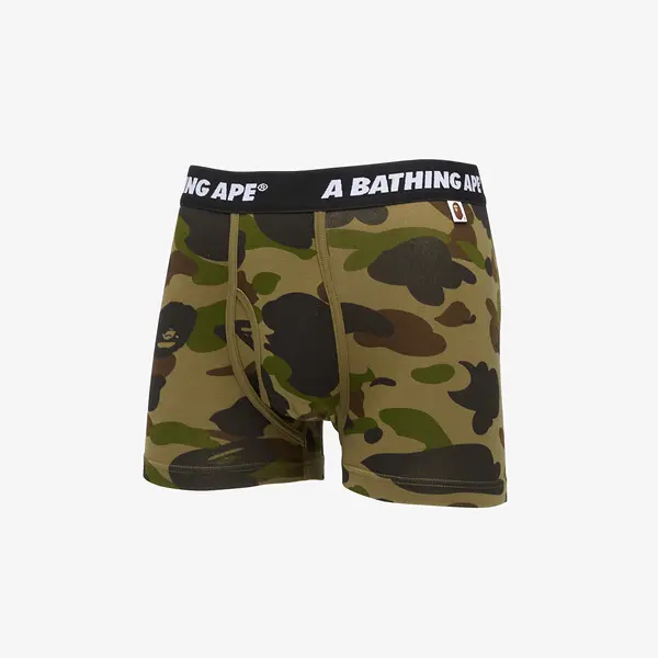 A BATHING APE Bokserji A BATHING APE 1St Camo Trunks Green XL
