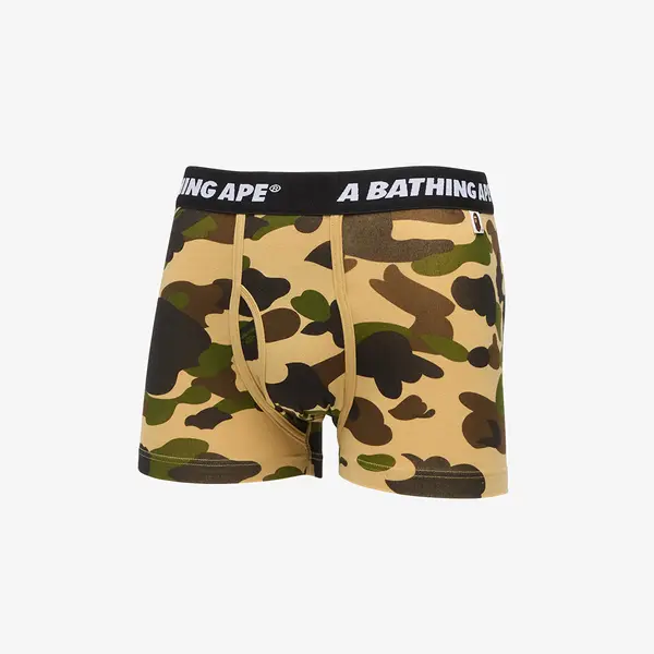 A BATHING APE Bokserji A BATHING APE 1St Camo Trunks Yellow XL