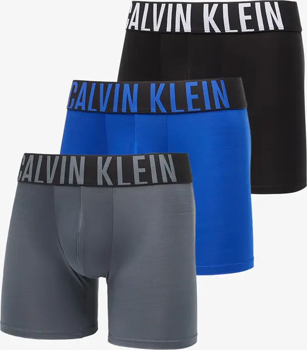 Calvin Klein Bokserji Calvin Klein Boxer Brief 3-Pack Intense Power Microfiber StretchBlue XL