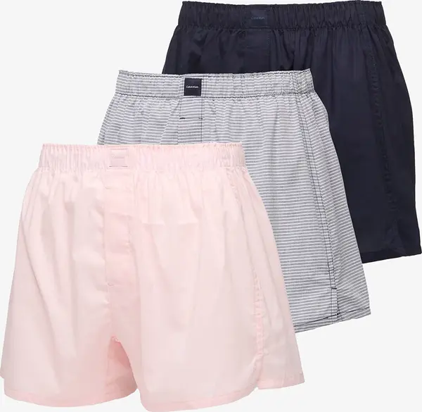 Calvin Klein Bokserji Calvin Klein Boxer Trad 3-Pack Pink XL