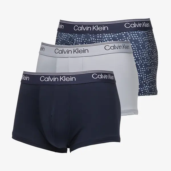 Calvin Klein Bokserji Calvin Klein Low Rise Trunk 3-Pack Blue L