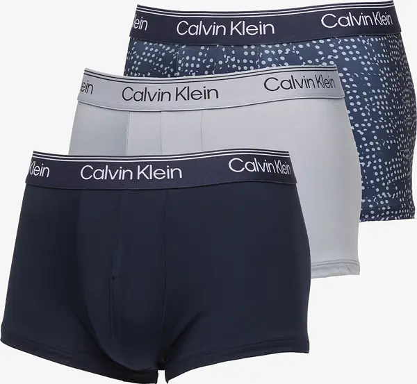 Calvin Klein Bokserji Calvin Klein Low Rise Trunk 3-Pack Blue M