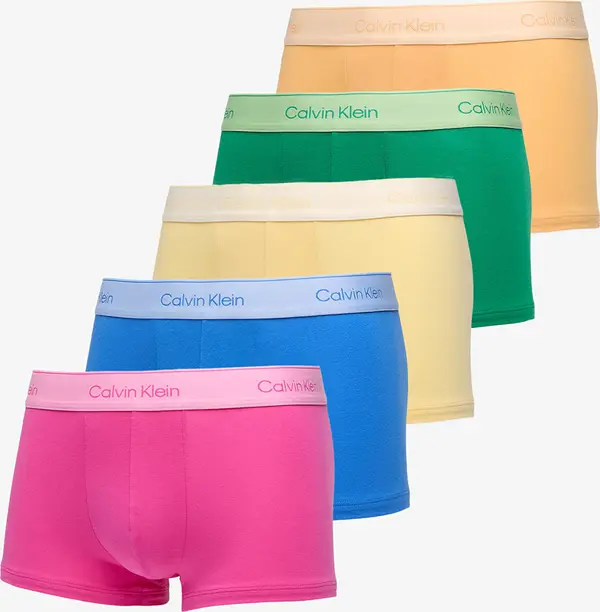 Calvin Klein Bokserji Calvin Klein Low Rise Trunk 5-Pack Yellow XL