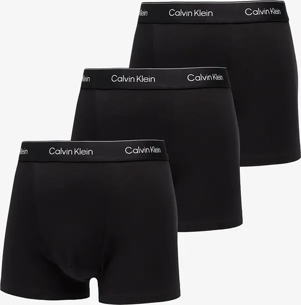 Calvin Klein Bokserji Calvin Klein Relaxed Fit Cotton Stretch Trunk 3-Pack Black M