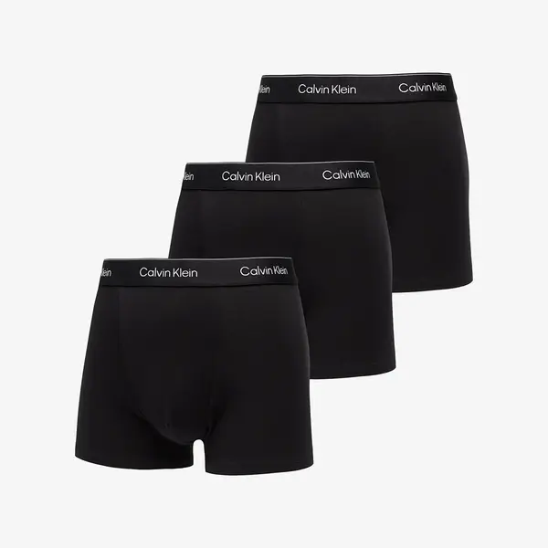 Calvin Klein Bokserji Calvin Klein Relaxed Fit Cotton Stretch Trunk 3-Pack Black XL