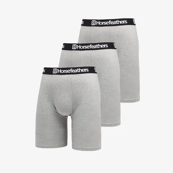 Horsefeathers Bokserji Horsefeathers Dynasty Long 3-Pack Boxer Shorts Heather Gray M