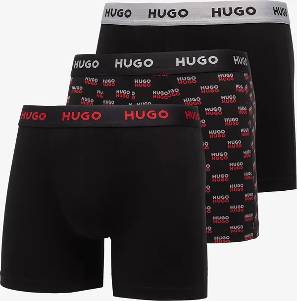 Hugo Boss Bokserji Hugo Boss Boxer Briefs 3-Pack Design Black S