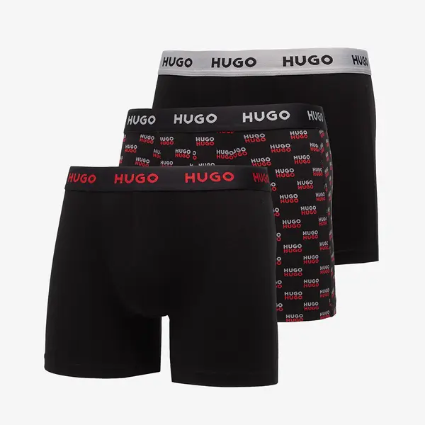Hugo Boss Bokserji Hugo Boss Boxer Briefs 3-Pack Design Black XL