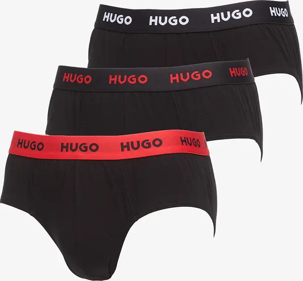 Hugo Boss Bokserji Hugo Boss Hip Brief 3-Pack Black L