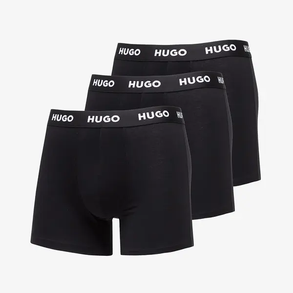 Hugo Boss Bokserji Hugo Boss Logo-Waistband Boxer Briefs 3-Pack Black S