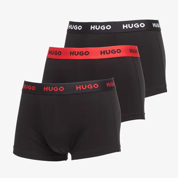 Hugo Boss Bokserji Hugo Boss Trunk 3-Pack Black S