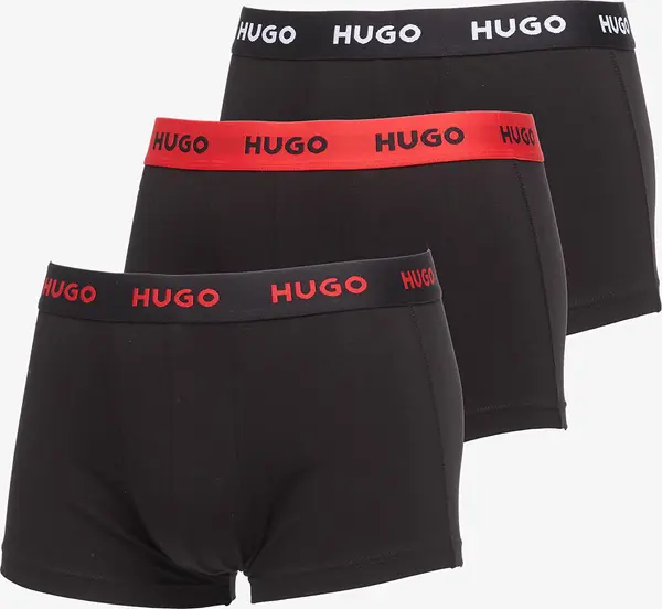Hugo Boss Bokserji Hugo Boss Trunk 3-Pack Black XXL