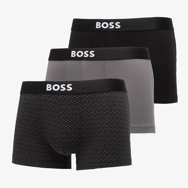 Hugo Boss Bokserji Hugo Boss Trunk 3-Pack Boss One D Light Grey M