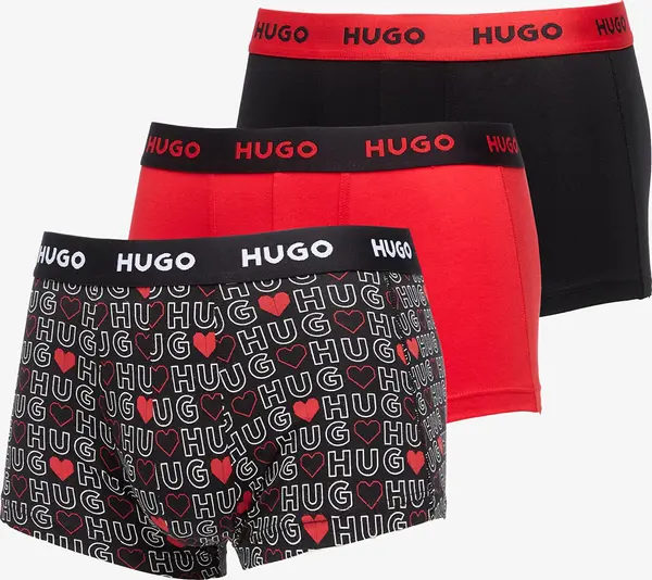 Hugo Boss Bokserji Hugo Boss Trunk 3-Pack Design Multicolor S