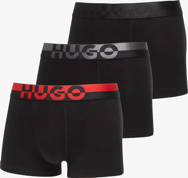 Hugo Boss Bokserji Hugo Boss Trunk 3-Pack Split Logo Multicolor L