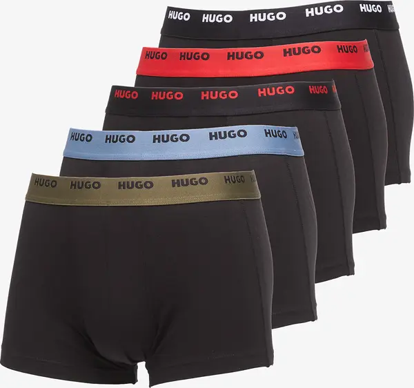 Hugo Boss Bokserji Hugo Boss Trunk 5-Pack Light Grey M