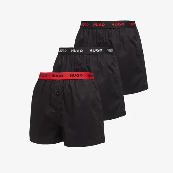 Hugo Boss Bokserji Hugo Boss Woven Boxer Triplet Black S
