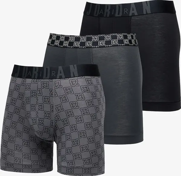 Jordan Bokserji Jordan Flight Modal 23 Monogram Boxer Brief 3-Pack Black XL