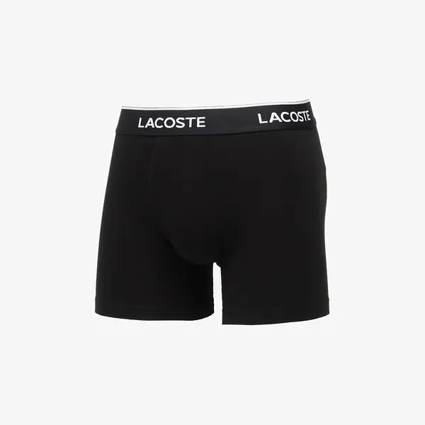 LACOSTE Bokserji LACOSTE 3-Pack Boxer Brief Black L