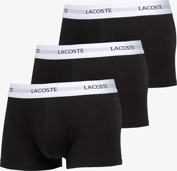 LACOSTE Bokserji LACOSTE 3-Pack Trunk Black L