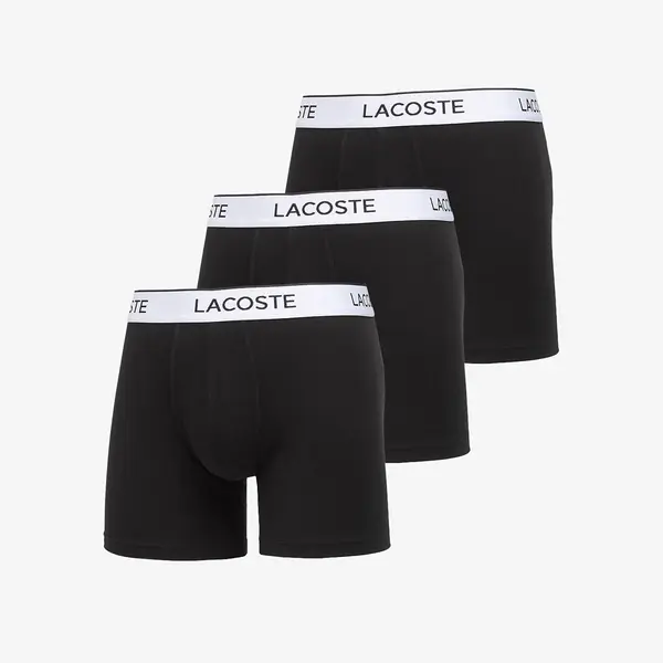 LACOSTE Bokserji LACOSTE Boxer Brief 3-Pack Black XL