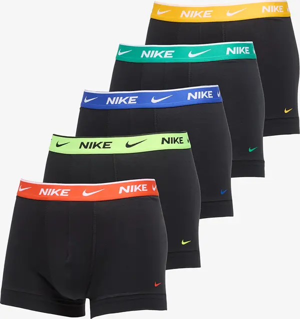Nike Bokserji Nike Trunk 5-Pack Black XL