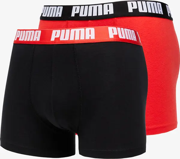 Puma Bokserji Puma 2 Pack Basic Boxers Red/ Black S