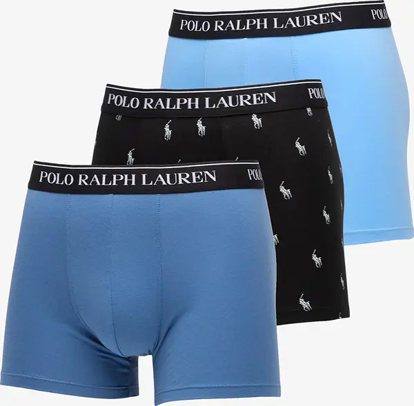 Ralph Lauren Bokserji Ralph Lauren Boxer Brief 3-Pack Blue/ Black XL
