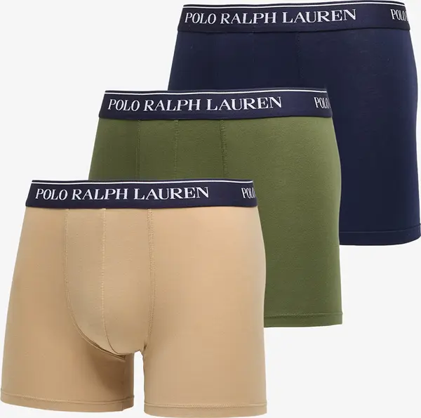 Ralph Lauren Bokserji Ralph Lauren Boxer Brief-3 Pack Boxer Brief Blue L