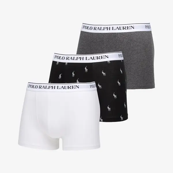 Ralph Lauren Bokserji Ralph Lauren Classic Stretch Cotton Trunk 3-Pack Multicolor XXL